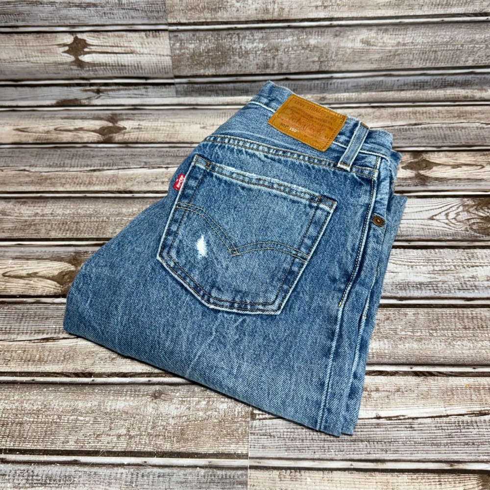 Levi Strauss Co 501 150th Anniversary Edition Selvedge Denim Jeans Women‎ 23x31